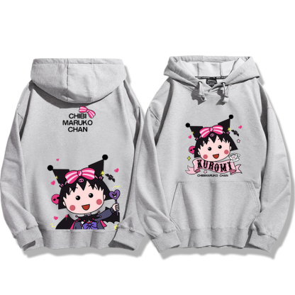 櫻桃小丸子聯名新款 親子情侶男女款連帽衛衣-ZUIHANG SHOP