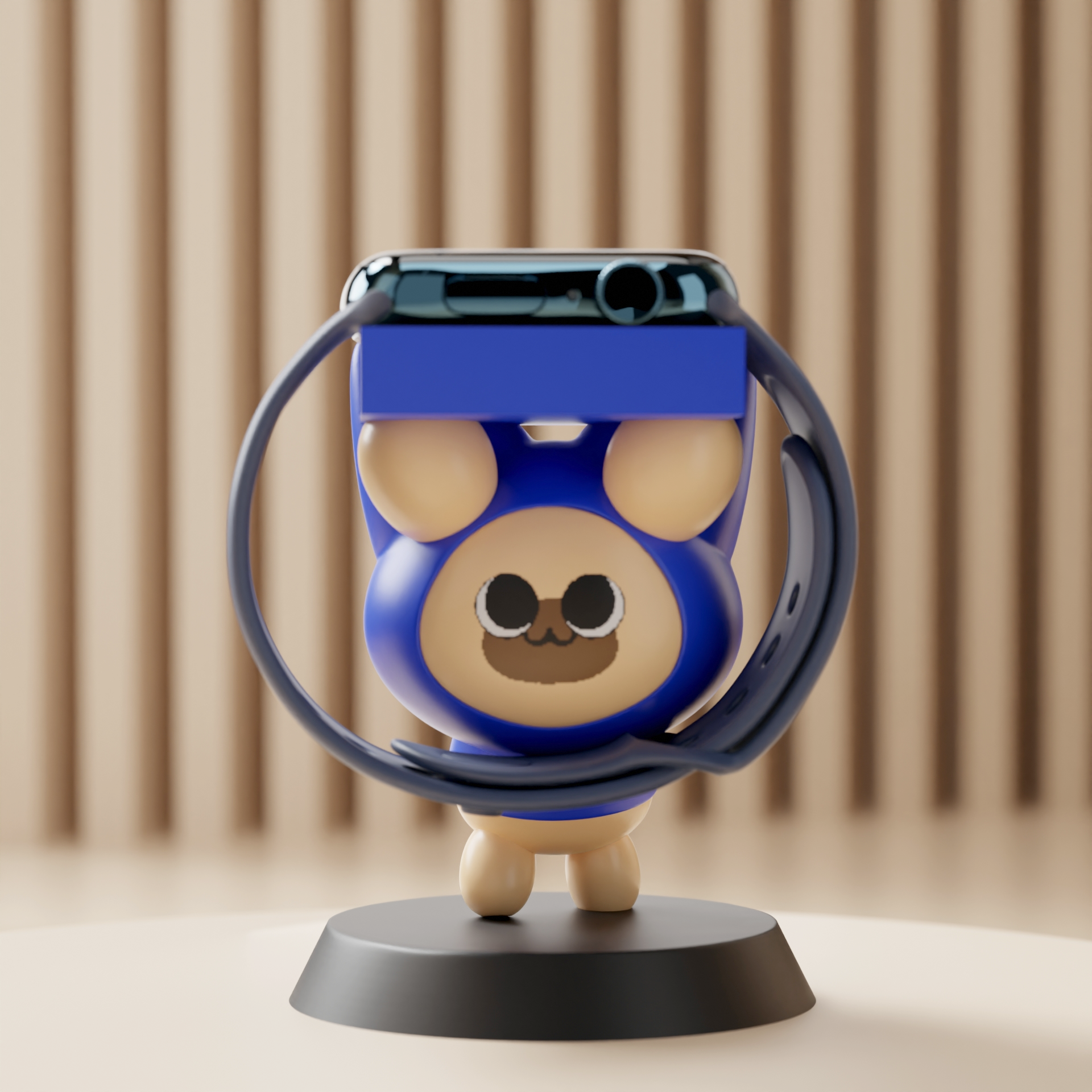 魔物獵人 艾露貓 手錶充電器支架底座-ZUIHANG SHOP