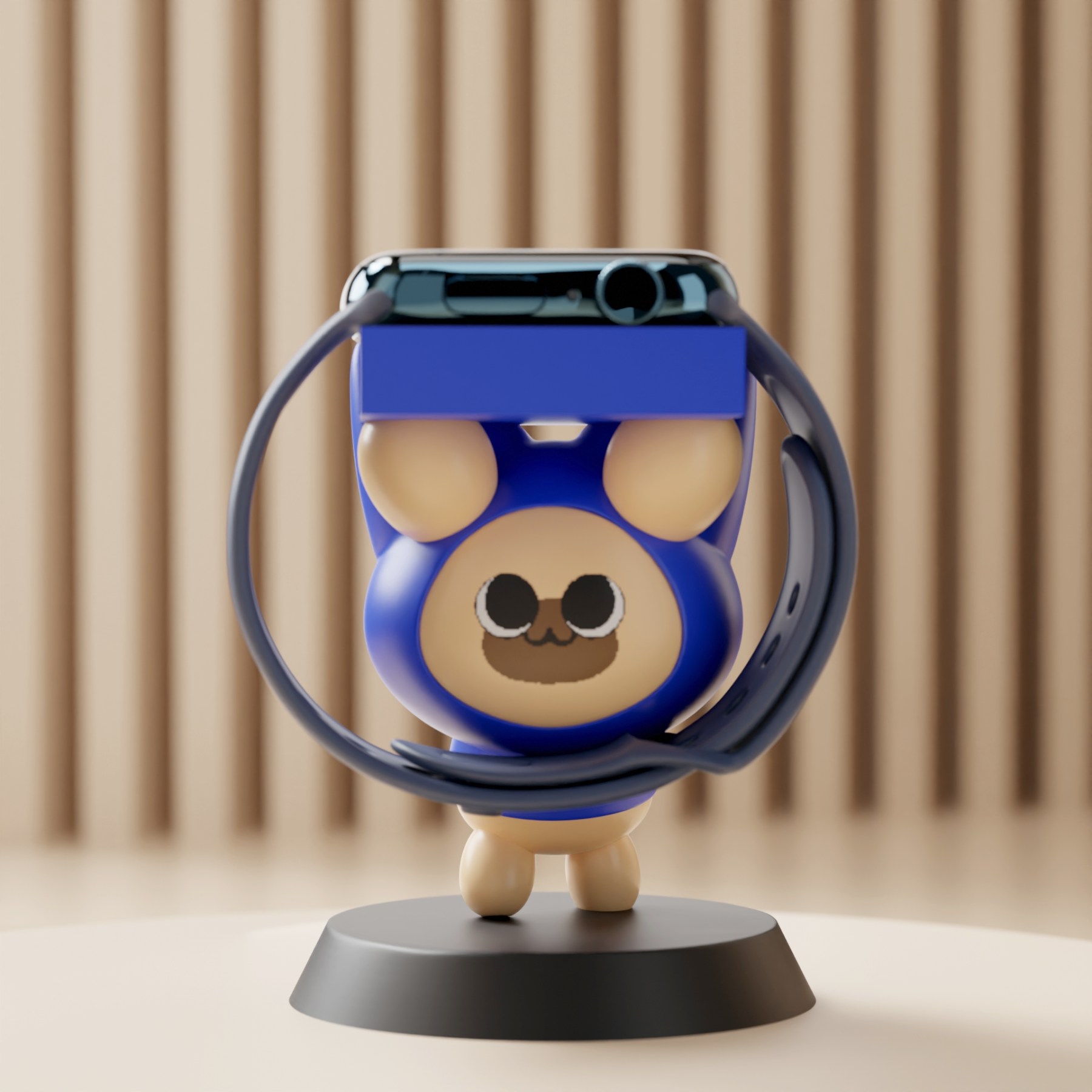 魔物獵人 艾露貓 手錶充電器支架底座-ZUIHANG SHOP