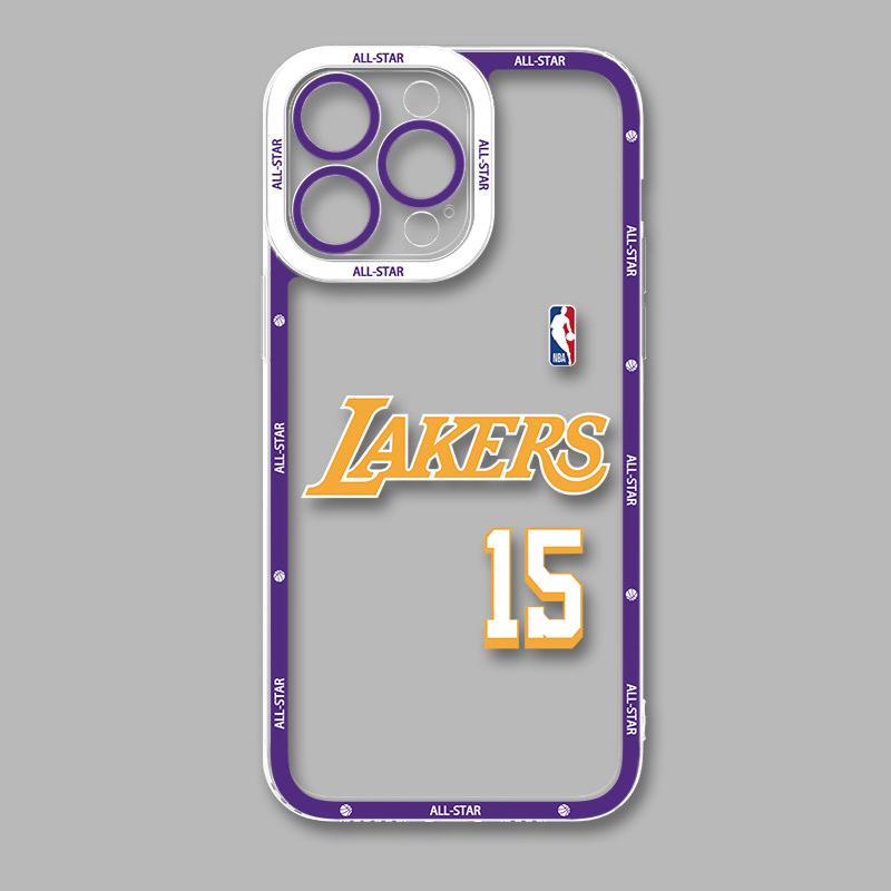 NBA湖人隊天使眼透明手機殼