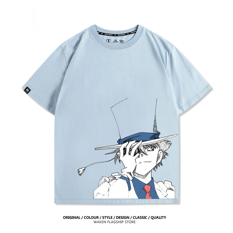 怪盜基德 2025親子情侶男女同款 印花短袖T恤