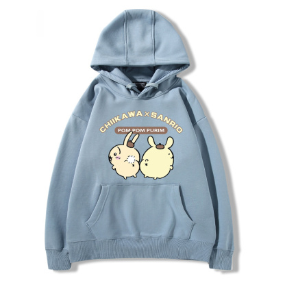 chiikawa吉伊卡哇聯名三麗歐新款 親子情侶男女款連帽衛衣-ZUIHANG SHOP