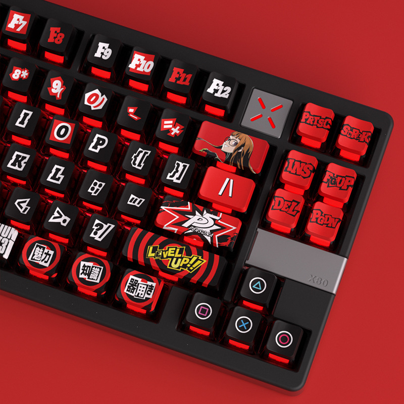 女神異聞錄 122鍵 五面熱昇華PBT鍵帽-ZUIHANG SHOP