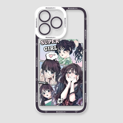 薰香花朵凜然綻放天使眼透明防摔軟殼-ZUIHANG SHOP