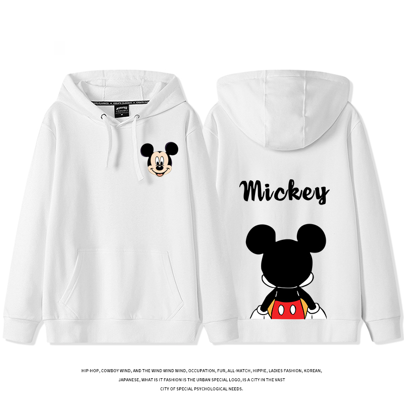 迪士尼 2025秋冬新款 親子情侶裝連帽衛衣