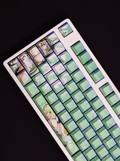 索達透光RGB108鍵標準配列衛星軸鍵帽