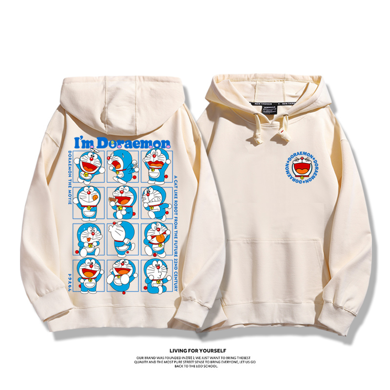 叮噹貓新款 親子情侶男女款連帽衛衣-ZUIHANG SHOP