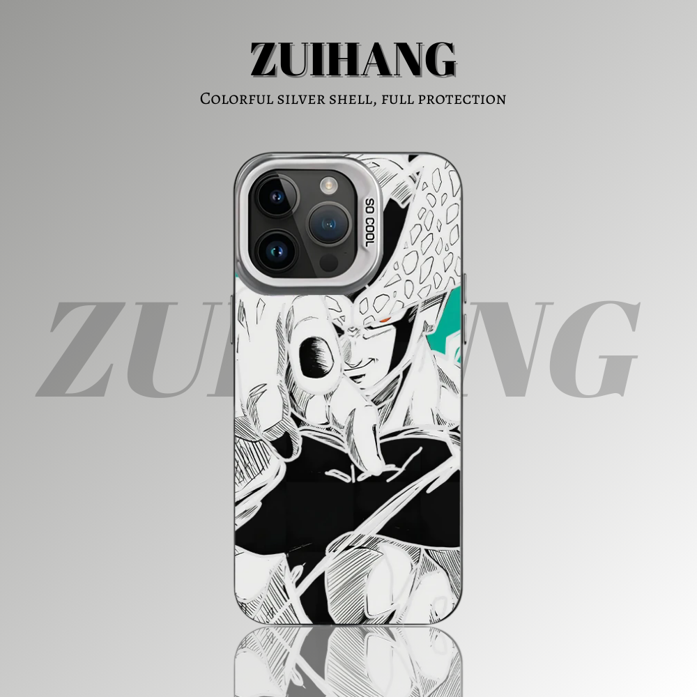 七龍珠彩銀線條漸變防摔手機殼-ZUIHANG SHOP