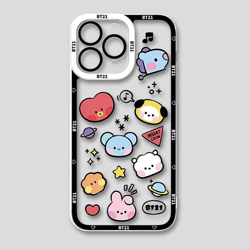 BTS防彈少年團天使眼透明防摔軟殼