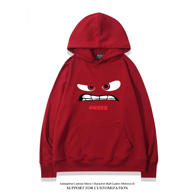 腦筋急轉彎新款 親子情侶男女款連帽衛衣-ZUIHANG SHOP