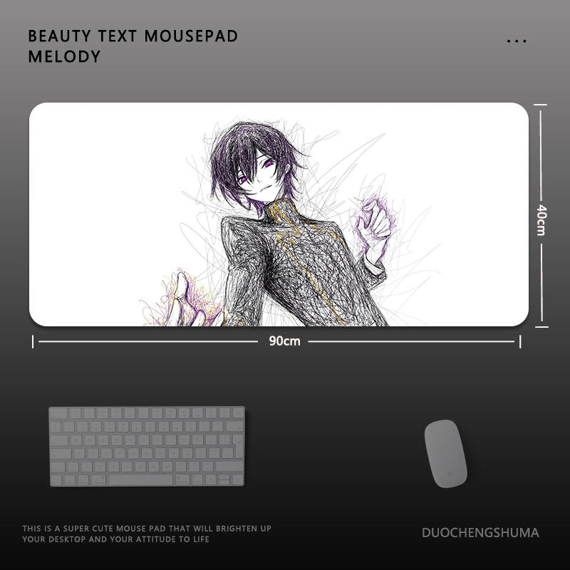 二次元亂線 主題桌墊 布質滑鼠墊-ZUIHANG SHOP