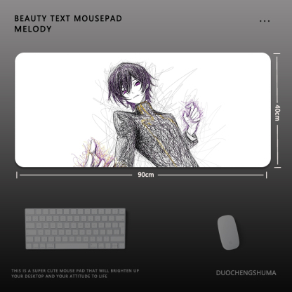 二次元亂線 主題桌墊 布質滑鼠墊-ZUIHANG SHOP