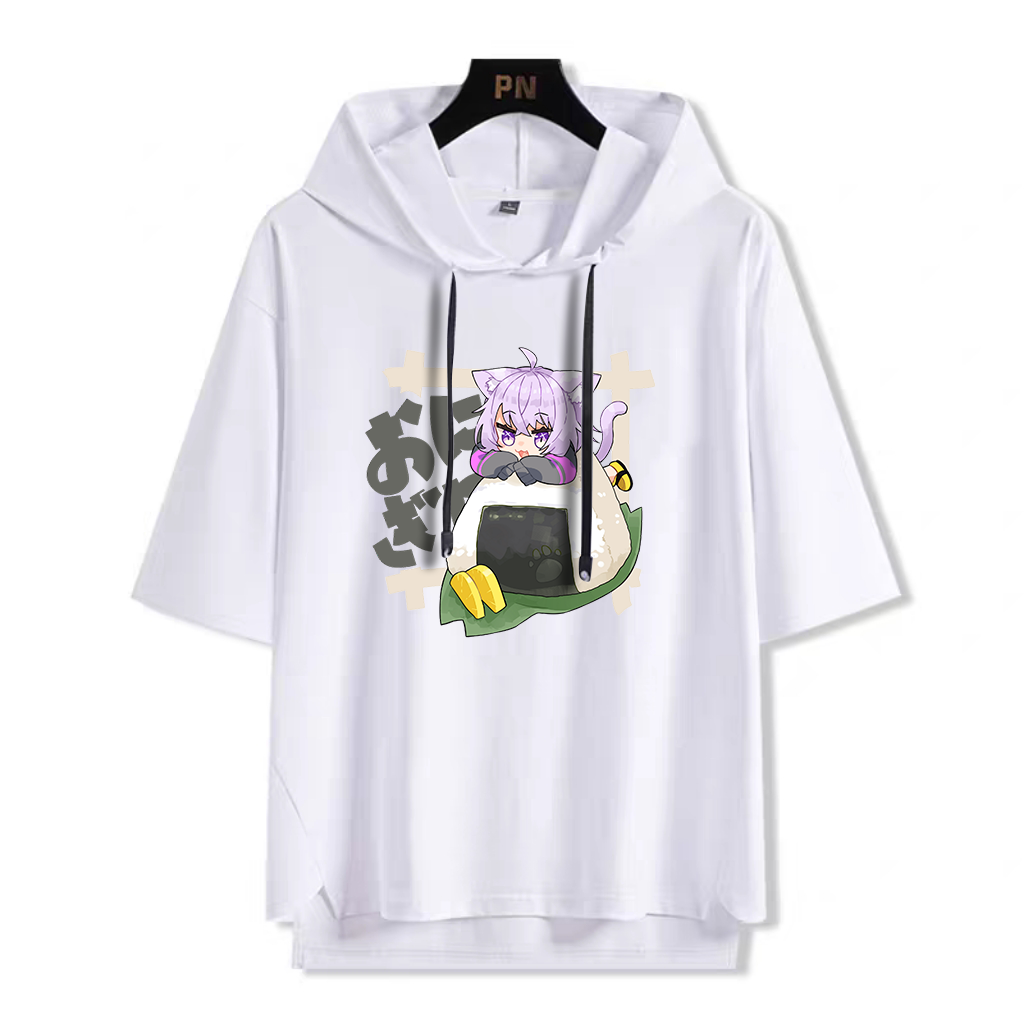 Hololive連帽短袖T恤