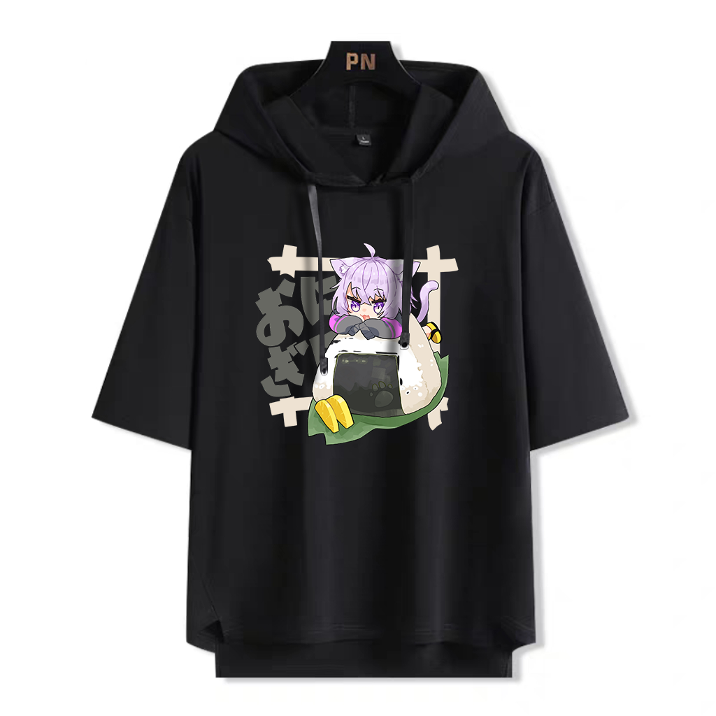 Hololive連帽短袖T恤