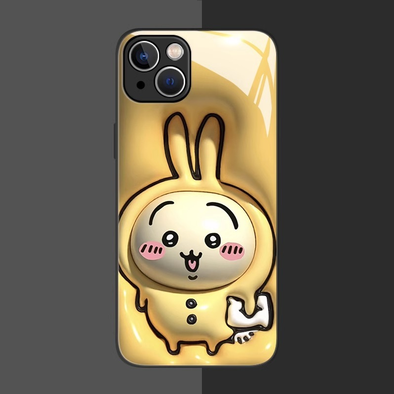 Chiikawa情侶新款高清全包防摔玻璃殼-ZUIHANG SHOP