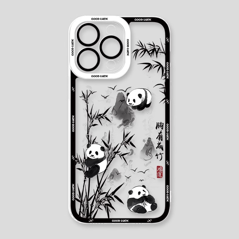 熊貓兔子天使眼透明防摔軟殼-ZUIHANG SHOP