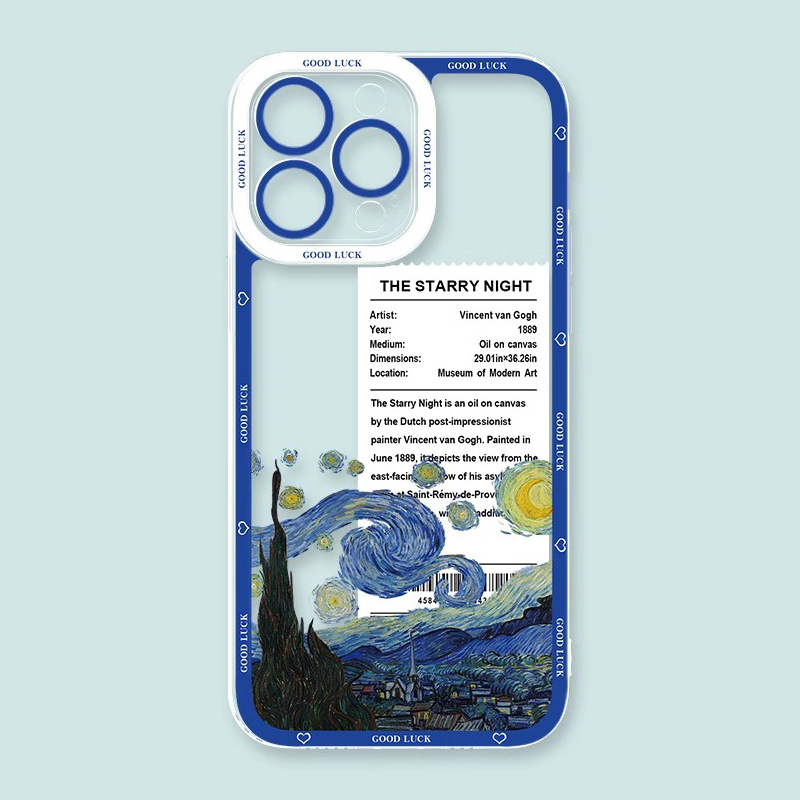 梵高星空天使眼透明防摔軟殼-ZUIHANG SHOP