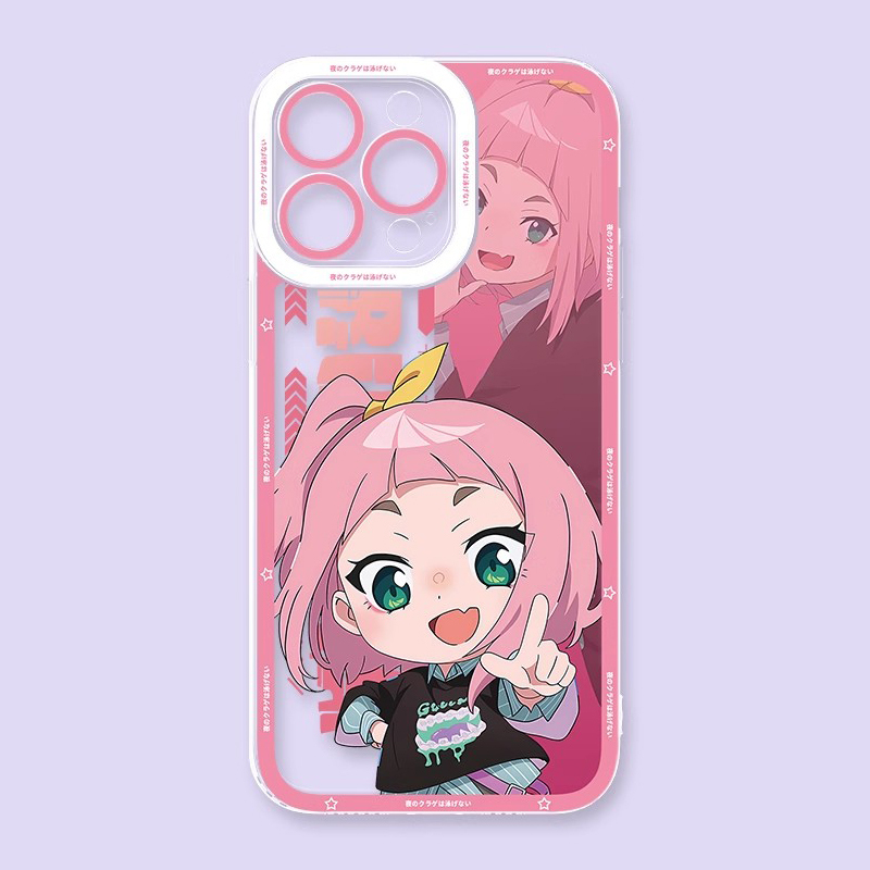 夜晚的水母不會游泳天使眼透明防摔軟殼-ZUIHANG SHOP