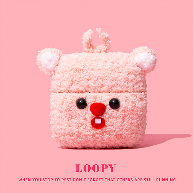 可愛loopy海狸蘋果AirPods耳機保護套