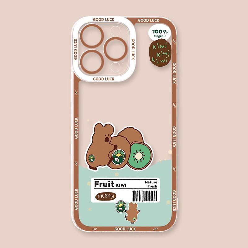 柿子椒熊天使眼透明防摔軟殼-ZUIHANG SHOP