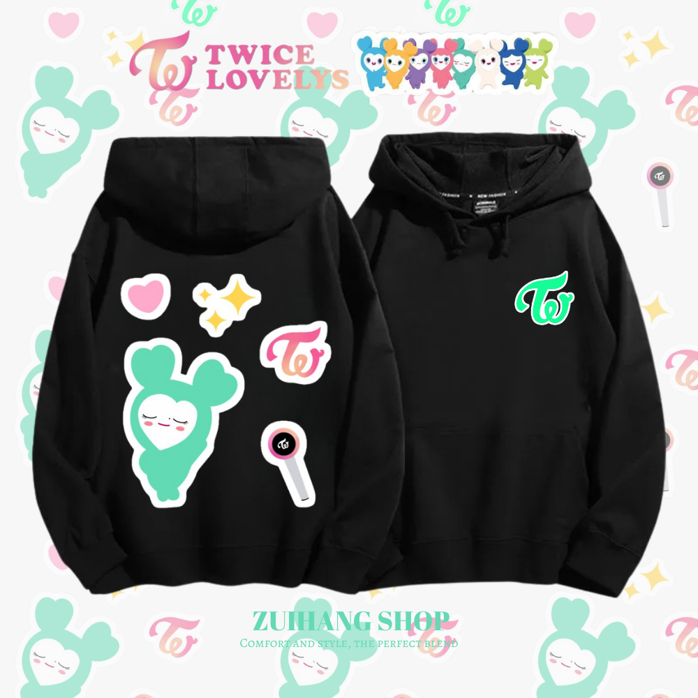 Twicelovely新款 親子情侶男女款連帽衛衣-ZUIHANG SHOP
