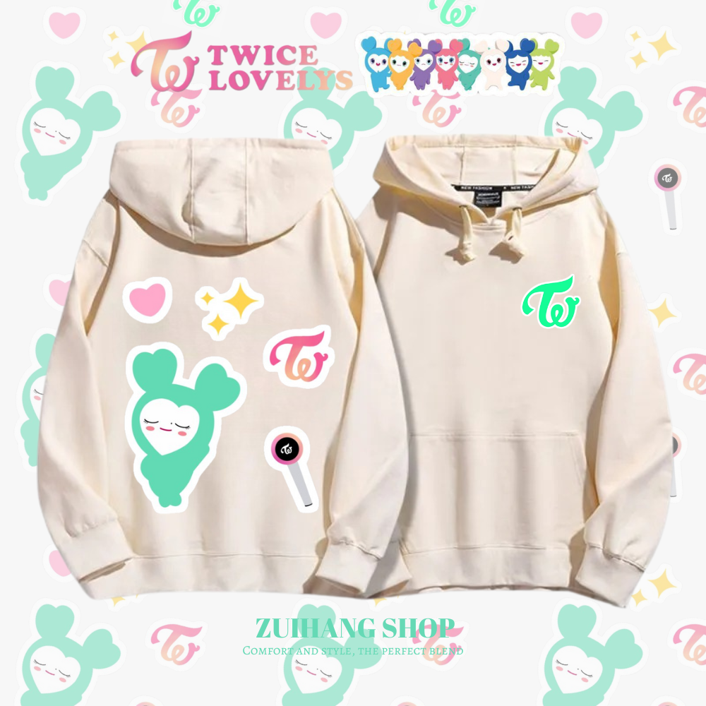 Twicelovely新款 親子情侶男女款連帽衛衣-ZUIHANG SHOP