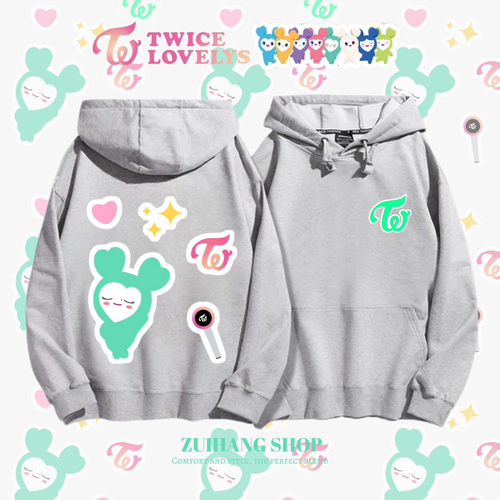 Twicelovely新款 親子情侶男女款連帽衛衣-ZUIHANG SHOP