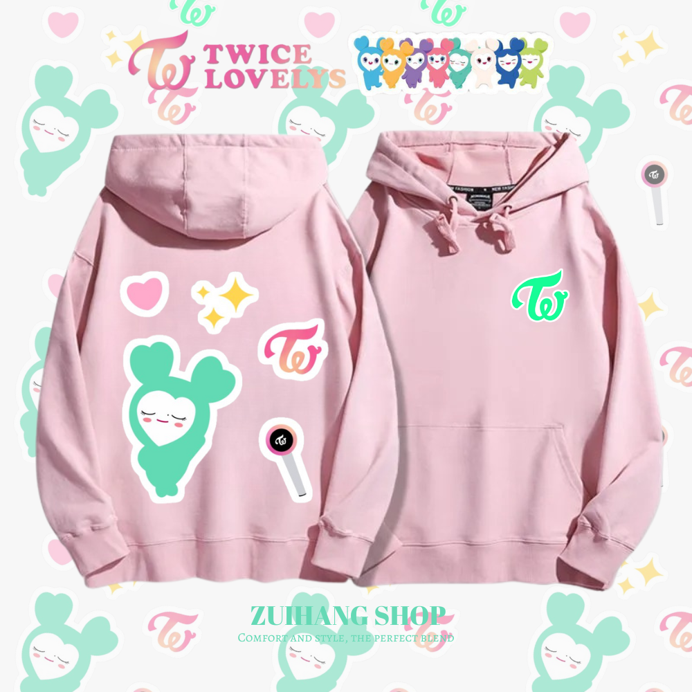 Twicelovely新款 親子情侶男女款連帽衛衣-ZUIHANG SHOP