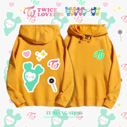 Twicelovely新款 親子情侶男女款連帽衛衣-ZUIHANG SHOP
