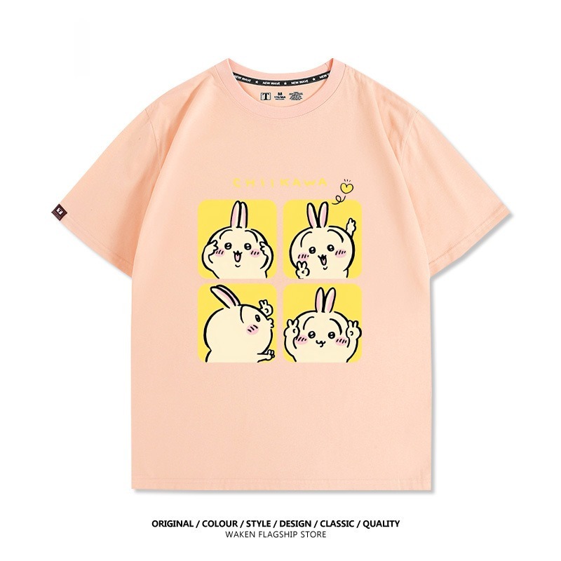 Chiikawa 2025親子情侶男女同款 印花短袖T恤