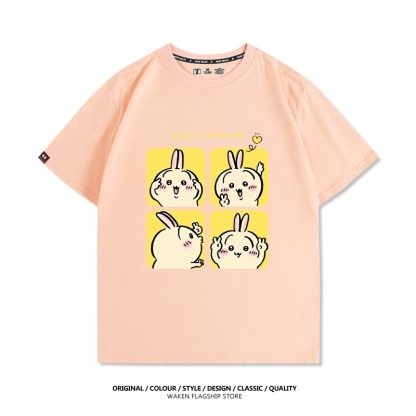 Chiikawa 2025親子情侶男女同款 印花短袖T恤