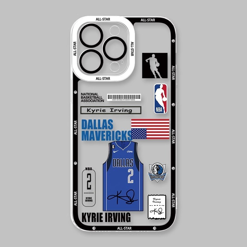 喬丹NBA籃球天使眼透明防摔軟殼