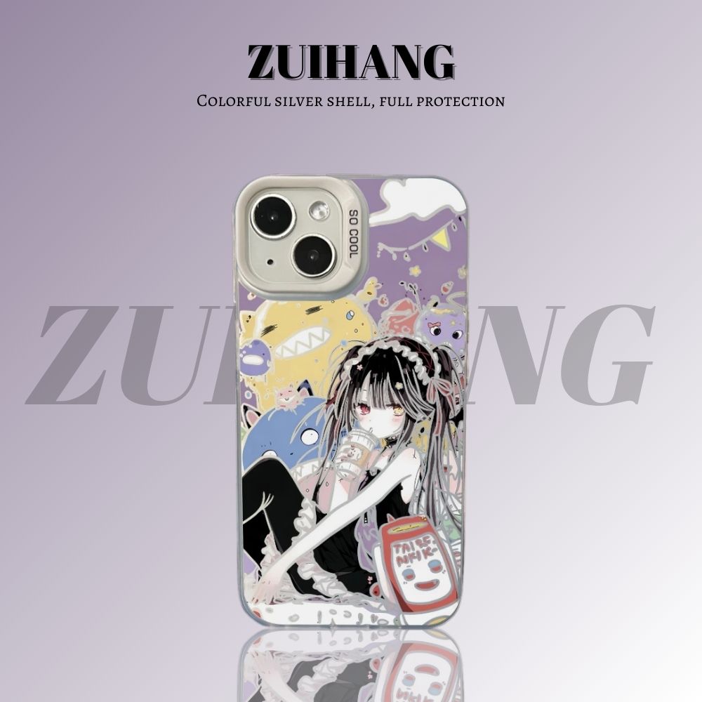 約會大作戰彩銀線條漸變防摔手機殼-ZUIHANG SHOP