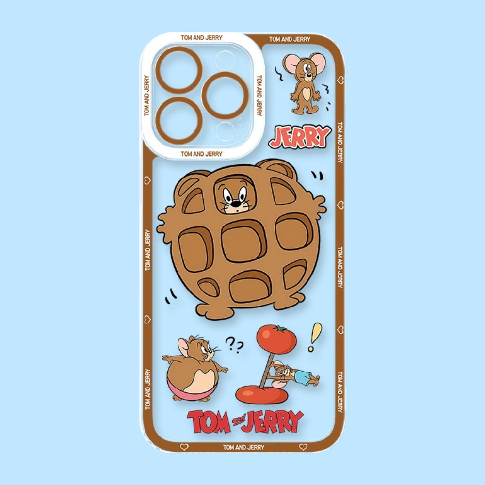 湯姆貓與傑利鼠天使眼透明防摔軟殼-ZUIHANG SHOP