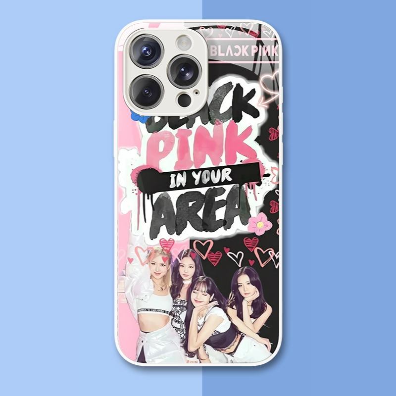 BLACKPINK新款高清全包防摔玻璃殼-ZUIHANG SHOP