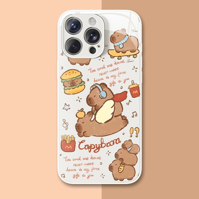 卡皮巴拉新款高清全包防摔玻璃殼-ZUIHANG SHOP