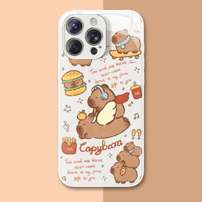 卡皮巴拉新款高清全包防摔玻璃殼-ZUIHANG SHOP