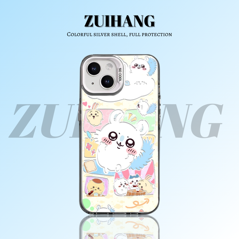 Chiikawa彩銀線條漸變防摔手機殼-ZUIHANG SHOP