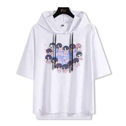 SEVENTEEN 連帽短袖T恤-ZUIHANG SHOP