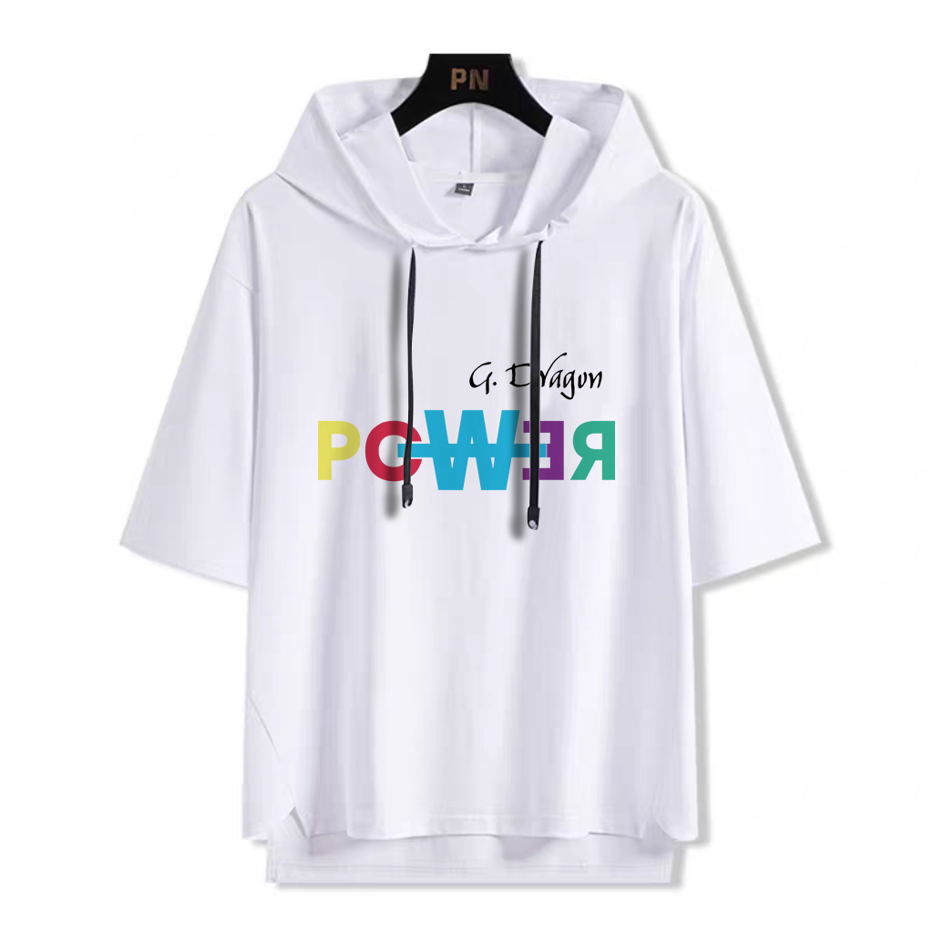 G-DRAGON 權志龍 連帽短袖T恤-ZUIHANG SHOP