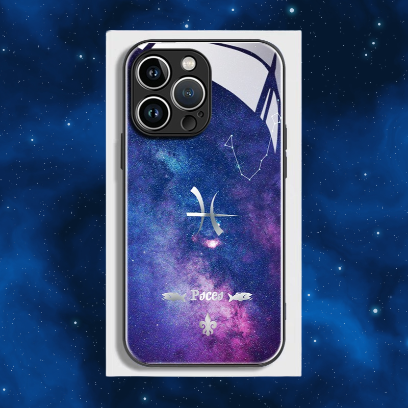 十二星座新款高清全包防摔玻璃殼-ZUIHANG SHOP