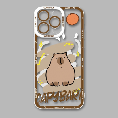 Q版動物天使眼透明防摔軟殼-ZUIHANG SHOP