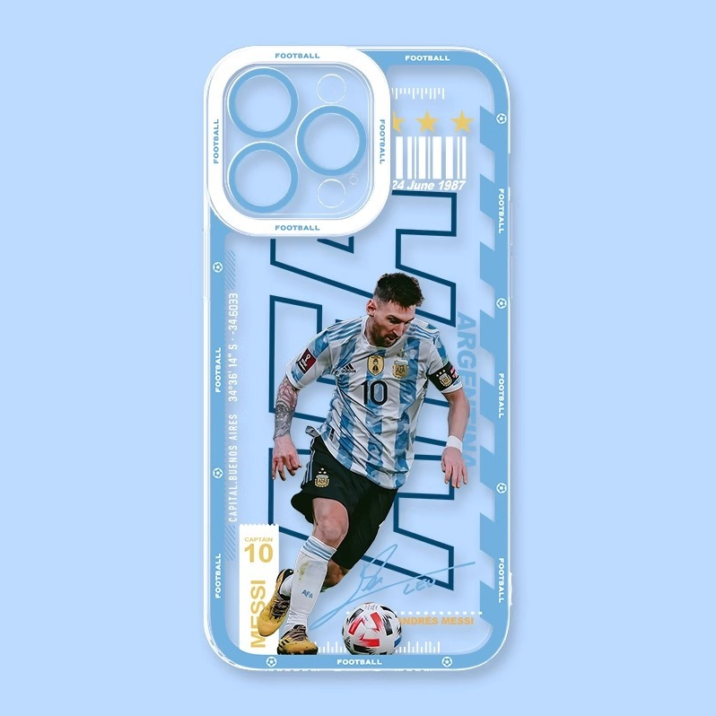 足球明星天使眼透明防摔軟殼-ZUIHANG SHOP