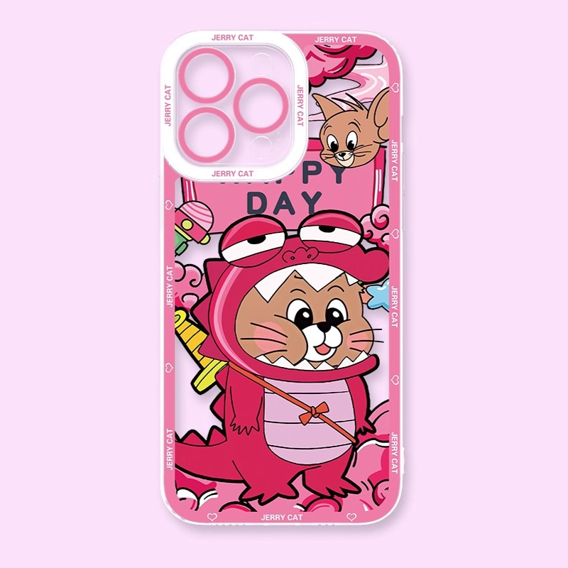 湯姆貓與傑利鼠天使眼透明防摔軟殼-ZUIHANG SHOP