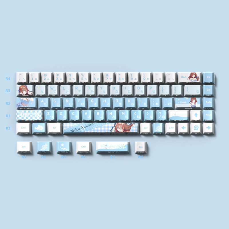 中野三玖 聯名二次元側刻無線機械鍵盤