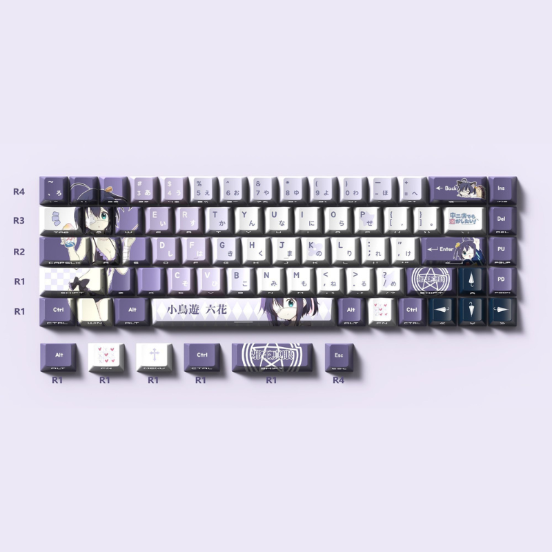小鳥遊六花 聯名二次元側刻無線機械鍵盤