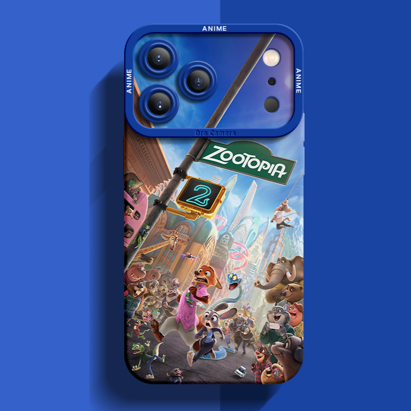 動物方城市液態矽膠全包防摔軟殼