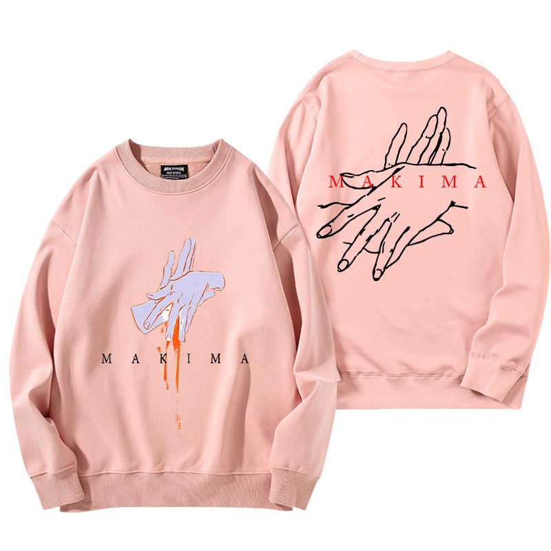 鏈鋸人 秋冬新款 親子情侶裝圓領長袖