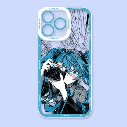 初音未來天使眼透明防摔軟殼