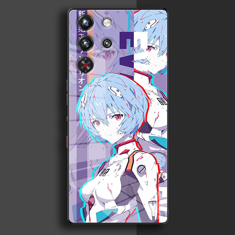 紅魔新世紀福音戰士EVA鋼化玻璃手機殼